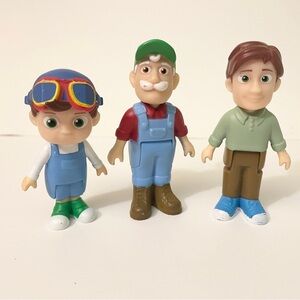 CoComelon Figure Lot of 3 JJ, TomTom & Grandpa Jazwares
